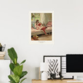 Schilderij Albert Edelfelt Goede Vrienden Poster (Thuiskantoor)