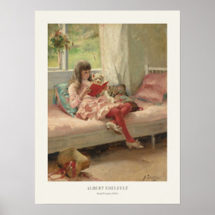 Schilderij Albert Edelfelt Goede Vrienden Poster