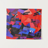 schilderij Aleksandra Ekster, Cityscape Compositio Wandkleed (Voorkant (horizontaal))