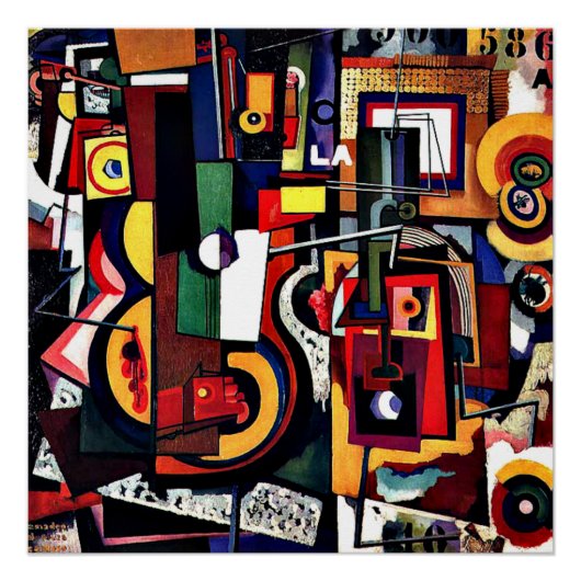 Schilderij, Amadeo de Souza-Cardoso werk Perfect Poster (Voorkant)