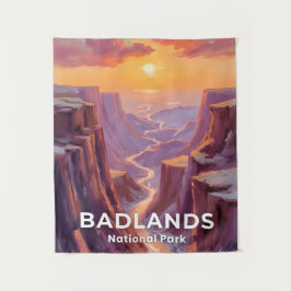 Schilderij Badlands National Park South Dakota Wandkleed