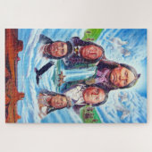 Schilderij Beroemde Indiaanse Indianen Chiefs Legpuzzel (Horizontaal)