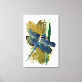 schilderij " bezige libellen " canvas afdruk