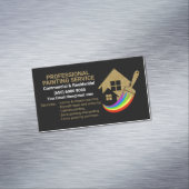 Schilderij Brush Painter House Painting Magnetisch Visitekaartje (Voorbeeld)