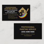 Schilderij Brush Painter House Painting Visitekaartje (Voorkant / Achterkant)