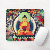 Schilderij Buddha Shakyamuni, Himalaya - Nepal Muismat (Met muis)