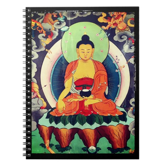 Schilderij Buddha Shakyamuni, Himalaya - Nepal Notitieboek (Voorkant)