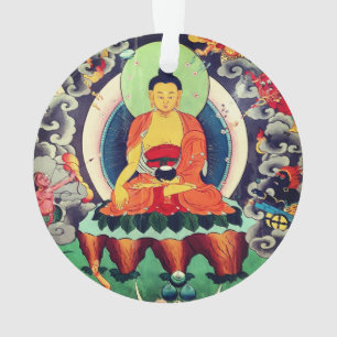 Schilderij Buddha Shakyamuni, Himalaya - Nepal Ornament