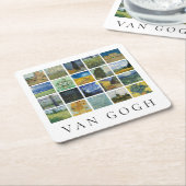 Schilderij Collage Vincent van Gogh Kartonnen Onderzetters (Schuin)