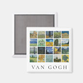 Schilderij Collage Vincent van Gogh Magneet (Voorkant / Achterkant)