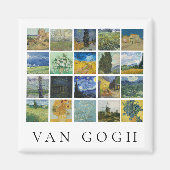 Schilderij Collage Vincent van Gogh Magneet (Voorkant)