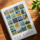 Schilderij Collage Vincent van Gogh Notitieboek<br><div class="desc">Notitieboek met een collage van  kunstschilderijen van Vincent van Gogh</div>