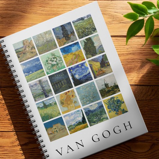 Schilderij Collage Vincent van Gogh Notitieboek
