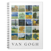 Schilderij Collage Vincent van Gogh Notitieboek (Voorkant)