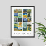 Schilderij Collage Vincent van Gogh Poster<br><div class="desc">Collage poster van  kunstschilderijen van Vincent Van Gogh</div>