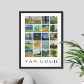 Schilderij Collage Vincent van Gogh Poster