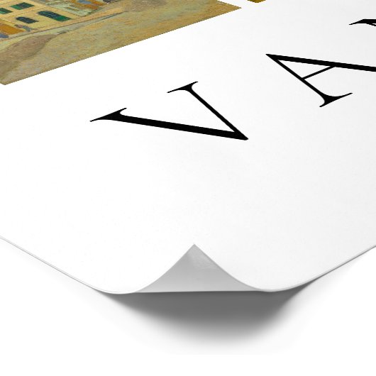 Schilderij Collage Vincent van Gogh Poster (Hoek)