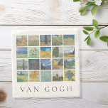 Schilderij Collage Vincent van Gogh Stenen Onderzetter<br><div class="desc">Collage van  kunstschilderijen van Vincent van Gogh</div>