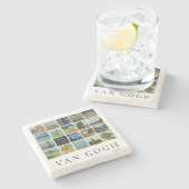 Schilderij Collage Vincent van Gogh Stenen Onderzetter (Zijkant)