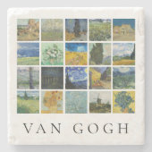Schilderij Collage Vincent van Gogh Stenen Onderzetter (Voorkant)