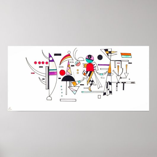 Schilderij "Easy Together" van Kandinsky Poster (Voorkant)