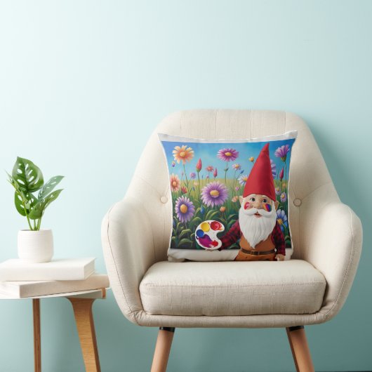 Schilderij Gnome: Moederdag Blooms Kussen (Stoel)