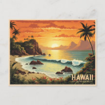  schilderij Hawaii Beach Tropical Paradise