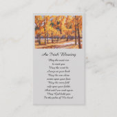 Schilderij Herinnering Sympathie Kaart Visitekaartje (Voorkant)