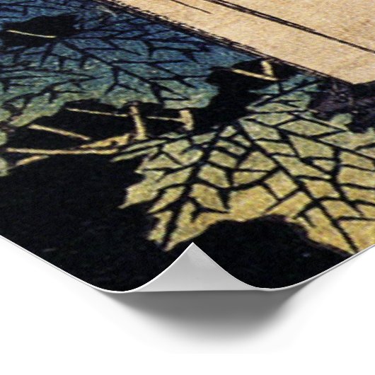 schilderij Hokusai Art Poster (Hoek)