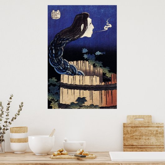 schilderij Hokusai Art Poster (Keuken)