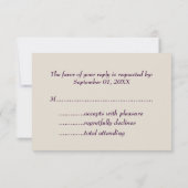 Schilderij Huwelijksjubileum RSVP-kaart RSVP Kaartje (Achterkant)