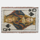 Schilderij in olieverf van de Schoppenvrouw Deken (Voorkant)