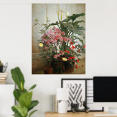  schilderij kant van een kas door Lambdin Poster (Thuiskantoor)