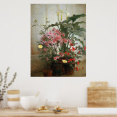 schilderij kant van een kas door Lambdin Poster (Keuken)