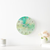  schilderij kijken Wolken in de lucht blauwgroen c Ronde Klok (Huis)