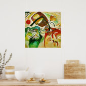 Schilderij met een zwarte boog poster (Keuken)