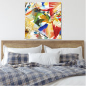 Schilderij met groen centrum van Wassily Kandinsky Canvas Afdruk (Insitu (Slaapkamer))