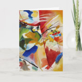 Schilderij met groen centrum van Wassily Kandinsky Kaart (Voorkant)