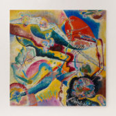 Schilderij met rode vlek van Wassily Kandinsky Legpuzzel (Horizontaal)