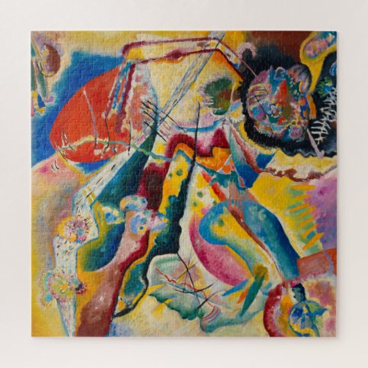 Schilderij met rode vlek van Wassily Kandinsky Legpuzzel (Verticaal)