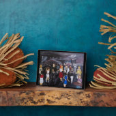Schilderij 'No Control' van Alfred Fox Fotoplaat (Zijkant)