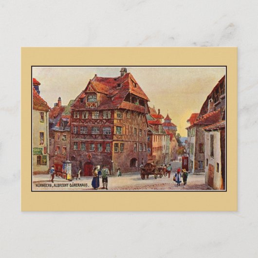  schilderij Nürnberg Albrecht Dürer huiskunst Briefkaart (Voorkant)