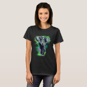 Schilderij olifant T-shirt (Voorkant volledig)