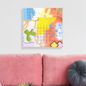 Schilderij op canvas- Naam: Lente  Canvas Afdruk (Insitu (Woonkamer))