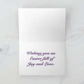  schilderij paashaas feestdagen kaart (Binnen)