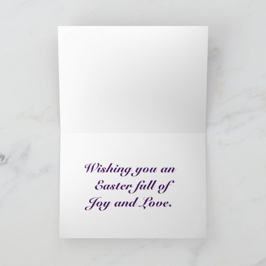  schilderij paashaas feestdagen kaart (Binnen)