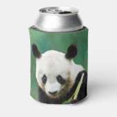 Schilderij Panda Beer Long Hui Blikjeskoeler (Blikje Achterkant)