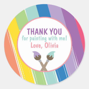 Schilderij Party Circle Stickers