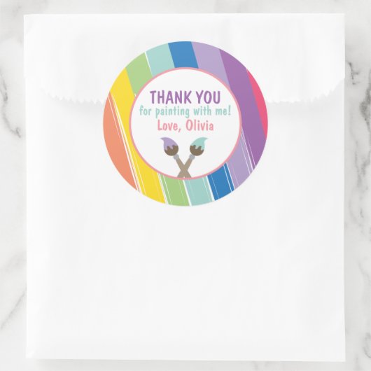 Schilderij Party Circle Stickers (Tas)