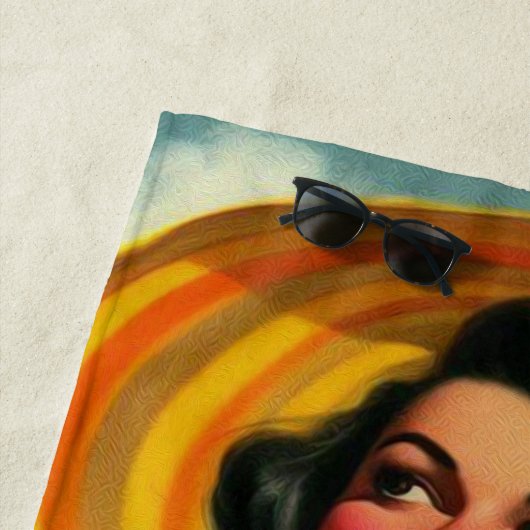  schilderij Pin Up Strandlaken (In situ)